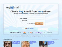 Tablet Screenshot of ml2.myemail.com