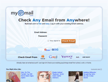 Tablet Screenshot of free.myemail.com